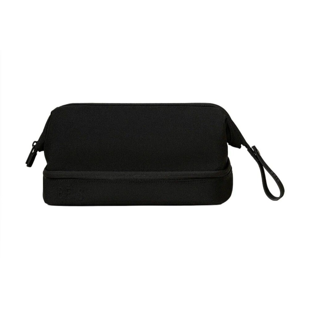 Beis Dopp Kit Bag Toiletry Men Women Travel Essential 2 Compartments Black